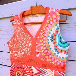 Robe colorée taille M