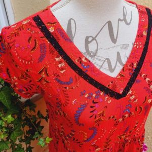Robe rouge taille 34